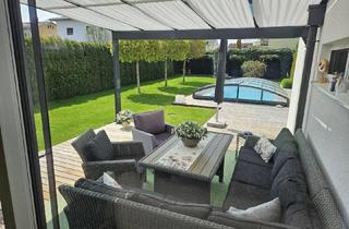 Doppelhaushälfte kaufen in Mühlweg 6a, 4030 Linz, Neuwertige Doppelhaushälfte mit Gartenparadies, Pool, Sauna, im Villenviertel beim Wasserwald