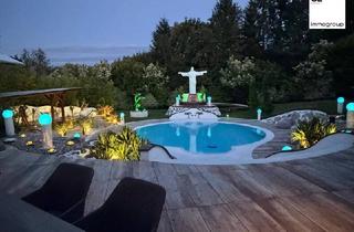 Villen zu kaufen in 4849 Puchkirchen, Außergewöhnliche Villa mit viel Privatsphäre, Pool & Beachfeeling