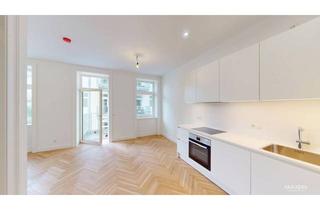 Maisonette kaufen in Brunnenmarkt, 1160 Wien, Moderne 2-Zimmer-Wohnung mit offener Wohnküche und Balkon