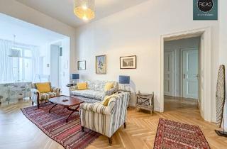 Wohnung mieten in 1130 Wien, Provisionsfrei: Hietzinger Zentrum - Großzügige Altbauwohnung mit Balkon in absoluter Bestlage!