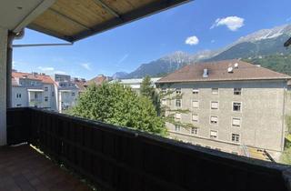 Wohnung mieten in 6020 Innsbruck, Helle 3-Zimmer-Wohnung mit Balkon in Innsbruck