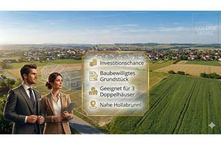Grundstück zu kaufen in 2020 Aspersdorf, Baubewilligtes Grundstück für drei Doppelhäuser nahe Hollabrunn
