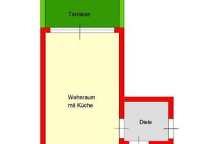Wohnung mieten in Elisabethstraße 11c, 8010 Graz, Provisionsfrei: Traumhaftes Studenten-Apartment mit Terrasse und Kleingarten im Herzen des UNI-Viertels ab sofort zu vermieten!