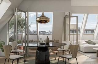 Maisonette kaufen in Rechte Wienzeile 21/45, 1040 Wien, 3-Zimmer Erstbezug mit 14 m² Loggia und 39 m² Dachterrasse, Direkt am Naschmarkt