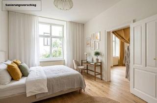 Wohnung kaufen in Hannovermarkt, 1200 Wien, Hannovermarkt Renovation Opportunity: 3-Room Period Apartment With Approved Balcony - Airbnb Suitable