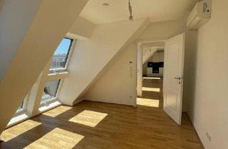 Wohnung mieten in 1020 Wien, Erstbezug: Neu errichtete 3 Zimmer Dachgeschosswohnung mit 2 Terrassen