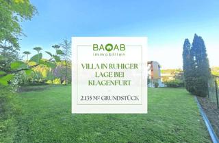 Villen zu kaufen in 9020 Klagenfurt, VILLA IN RUHIGER LAGE BEI KLAGENFURT | 2.135 M² GRUNDSTÜCK