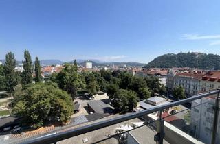 Wohnung kaufen in Styria Center, Lendplatz, 8020 Graz, Stadtleben mit Panorama - Attraktive 3,5-Zimmer-Wohnung in Graz mit Wohnrecht zu Kaufen!