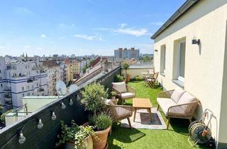 Wohnung kaufen in 1200 Wien, 26 m² Panoramaterrasse I Dachgeschosswohnung ohne Schrägen I Klimaanlage I Separate Küche