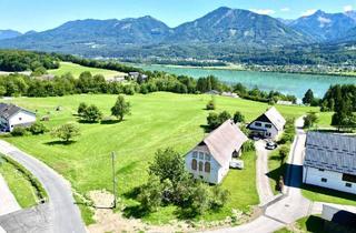 Grundstück zu kaufen in 9072 Ludmannsdorf, Einzigartige Liegenschaft mit Stallgebäude und traumhaftem Blick auf Stausee & Karawanken
