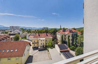 Wohnung kaufen in Pischeldorfer Straße, 9020 Klagenfurt, Sonnige 2-Zimmer-Wohnung im 5. Liftstock – Südwest-Loggia & attraktives Sanierungspotenzial nahe Klagenfurter Zentrum