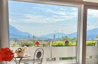 Wohnung mieten in Mariahilfpark, 6020 Innsbruck, Charmante Retro Wohnung mit Panorama Blick über Innsbruck - ung. 35 m2, Balkon & Tiefgarage