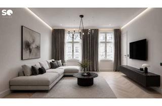 Wohnung kaufen in 1060 Wien, #SQ - ERSTBEZUG: HOCHWERTIG SANIERTE 3-ZIMMER-ALTBAUWOHNUNG NÄHE INNENSTADT