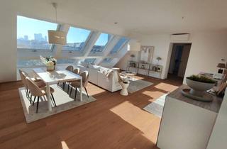Penthouse kaufen in U4, Schönbrunner Schlosspark, 1120 Wien, Terrassentraum! Dg-Erstbezug mit Terrasse und Dachterrasse! top80