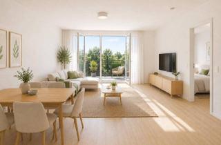 Wohnung kaufen in 1210 Wien, Lichtdurchflutete 3-Zimmer-Wohnung in Gartenlage mit Loggia