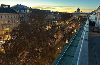 Wohnung mieten in Opernring, 1010 Wien, Blick auf den Opernring - Exklusive Stadtwohnung mit Air condition