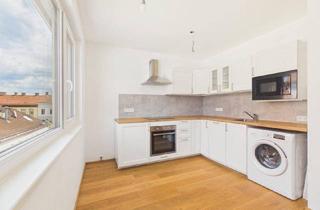 Wohnung mieten in Leopoldigasse, 1230 Wien, Erstbezug mit Loggia – 1,5-Zimmer-Neubauwohnung mit offenem Schlafbereich