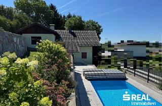 Haus kaufen in 5223 Pfaffstätt, Zweifamilienhaus mit Pool in ruhiger Lage von Pfaffstätt