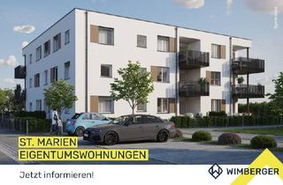 Wohnung kaufen in Rhemastraße, 4502 Sankt Marien, 3-Zimmer-Neubauwohnung mit optional erwerbbarem Hobbyraum ? Wohnen mit Mehrwert in grüner Lage nahe Haid Center