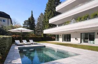 Wohnung kaufen in 5020 Salzburg, RIEDENBURG | Exklusive Gartenresidenz mit Pool, 700 m² Garten und 3 TG-Plätzen