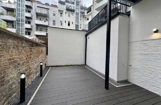 Wohnung kaufen in 1050 Wien, #SQ - ERSTBEZUG: 2-ZIMMER-ALTBAUWOHNUNG MIT TERRASSE UND GARTEN IN RUHELAGE!