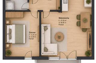 Wohnung mieten in Gerhard-Bronner-Strasse, 1100 Wien, Vollmöblierte 2-Zimmer-Neubauwohnung mit Balkon in Wien 1100