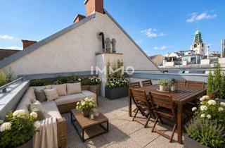 Wohnung kaufen in Lindengasse, 1070 Wien, TOP Dachgeschoß-Wohnung mit attraktiven Terrassen bei Mahü, Spittelberg, Museumsquartier