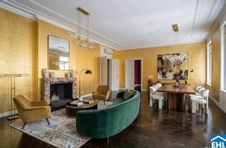 Wohnung kaufen in Brucknerstraße, 1040 Wien, Prachtvolle Altbauwohnung in Wiener Bestlage mit Blick auf die französische Botschaft