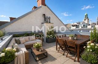 Wohnung kaufen in Lindengasse, 1070 Wien, TOP Dachgeschoß-Wohnung mit attraktiven Terrassen bei Mahü, Spittelberg, Museumsquartier