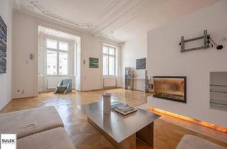 Wohnung kaufen in Rechte Wienzeile, 1040 Wien, Rechte Wienzeile 19: Stilvolle Altbauwohnung mit Balkon am Naschmarkt – 134 m² Wohnqualität in Bestlage von Wien-Wieden