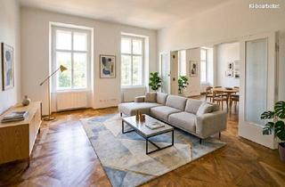 Wohnung mieten in Opernring, 1010 Wien, Zeitlose Eleganz im Herzen Wiens – Repräsentativer Altbau am Opernring | 150m², 3-Zimmer, Staatsoper-Blick