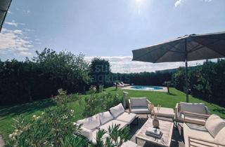 Einfamilienhaus kaufen in 2442 Unterwaltersdorf, NEUER PREIS! Haus mit ca. 160 m² zum Wohnen, rund 960 m² Garten sowie Pool und Garagen