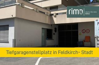 Garagen mieten in 6800 Feldkirch, Tiefgaragenstellplätze in Zentraler Lage von Feldkirch