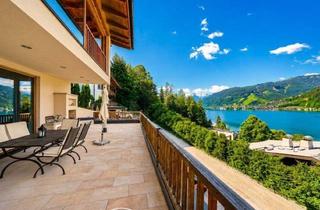 Villen zu kaufen in Strandbad Maishofen, Bushaltestelle,, 5700 Zell am See, 5700 Zell am See; Etwas Besonderes ! Luxuriöse Architektenvilla, Ca. 350M² Wohnfläche, Terrasse, Lift im Haus, Garage,Schwimmhalle,Sauna