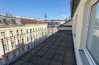 Wohnung mieten in 1200 Wien, sonnige Dachgeschosswohnung mit zwei Terrassen