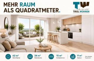 Wohnung kaufen in 6410 Telfs, Mehr Raum als Quadratmeter. Wohnqualität beginnt mit einem durchdachten Grundriss.