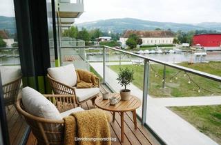Wohnung mieten in Donaupromenade 3/ Top 42, 4020 Linz, Wohnen am Winterhafen - moderne 2 Zimmerwohnung mit Balkon im 1.OG
