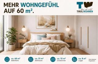 Wohnung kaufen in 6410 Telfs, Mehr Wohngefühl auf 60 m². Hochwertige 2-Zimmer-Neubauwohnung mit großzügiger Wohnküche und sonniger Loggia