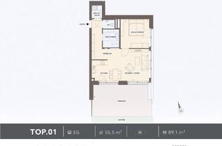 Wohnung kaufen in 9500 Villach-Innere Stadt, SONNIGE GARTENWOHNUNG MIT SÜDTERRASSE IN TRAUMHAFTER LAGE VON VILLACH-VÖLKENDORF!