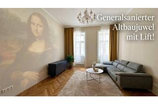 Wohnung kaufen in 1120 Wien, Sanierte und möblierte 2-Zimmer-Eigentumswohnung im sanierten Altbau mit Lift und Fernwärmeanschluss!