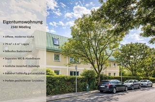 Wohnung kaufen in 2340 Mödling, Stilvolle, helle Wohnung mit südlicher Außenfläche in ruhiger Innenhoflage – MÖDLING
