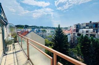 Wohnung mieten in Sollingergasse, 1190 Wien, Helle Dachgeschosswohnung mit sonniger 7 m² Westterrasse und Garagenplatz in absoluter Ruhelage