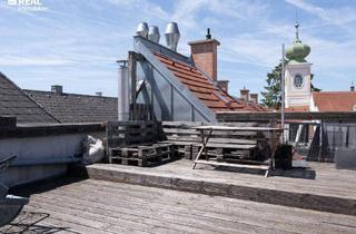 Maisonette kaufen in 2700 Wiener Neustadt, Interessante Maisonette-Dachterrassenwohnung in Innenstadtnähe - 77,86m², 3 Zi., 7,2m² Loggia plus 18m² Dachterrasse!