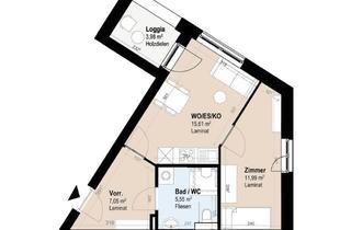 Wohnung mieten in Vinzenz-Muchitsch-Straße, 8020 Graz, Betreutes Wohnen: Neubauwohnung mit Loggia