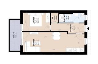 Wohnung mieten in Peter-Rosegger-Straße 19, 8053 Graz, Neubauwohnung mit Balkon