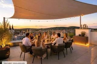 Penthouse kaufen in 1140 Wien, EXKLUSIVES PENTHOUSE | Lift direkt in die Wohnung | 360°-Dachterrasse mit Wienblick | 4 Zimmer | Doppelgarage | klimaaktiv Gold
