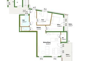 Wohnung kaufen in Moritzenstraße, 6410 Telfs, Neubau: 3-Zimmer-Wohnung mit zwei Balkonen in sonniger Lage von Telfs