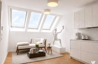 Wohnung kaufen in 1090 Wien, Hochwertige Dachgeschosswohnung in Bestlage des 9. Bezirks - Erstklassige Wohnqualität nahe AKH & MedUni Wien