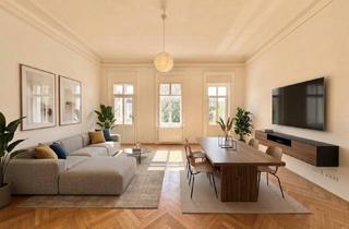 Wohnung mieten in Karlsplatz, 1040 Wien, Zwischen Karlsplatz und Belvedere | 104 m² Altbau: hohe Räume, Stuck, Fischgrätparkett | 4. Bezirk