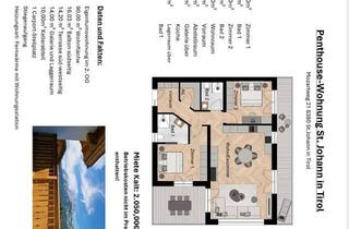 Penthouse mieten in Mozartweg 31, 6380 Sankt Johann in Tirol, Penthouse Neubau 95m2 mit 2 Bädern und Carport